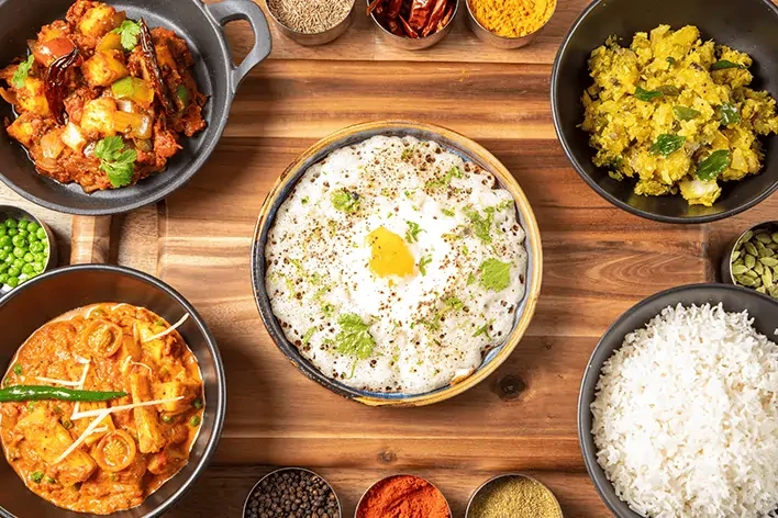 Tasty Indian food in Dubai